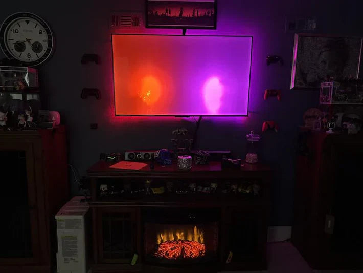 Cinema Immersion TV Backlight: Dynamic Color Sensing LED Kit