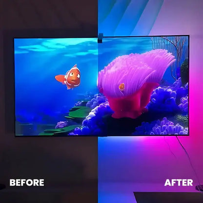 Smart RGB TV Backlights with Dynamic Color Sync Technology